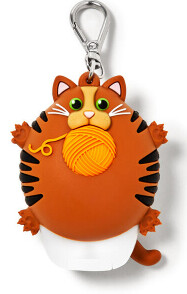 Cat With Yarn Sanitizer Holder