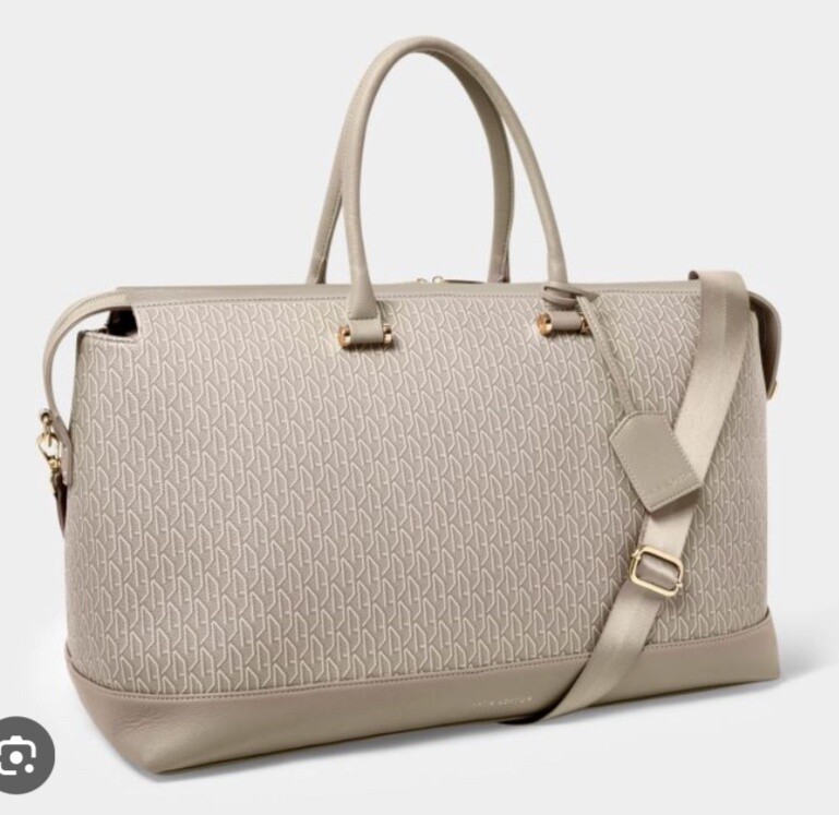 SIGNATURE WEEKEND BAG, Color: Taupe