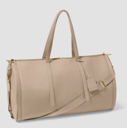 FOLD OUT GARMENT WEEKEND BAG, Color: Light Taupe