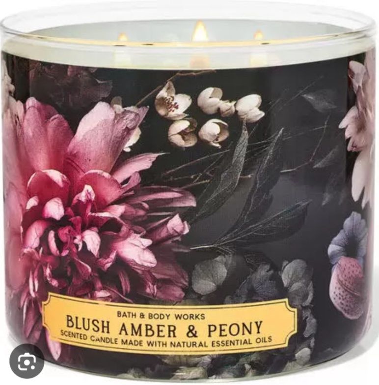 Blush Amber &amp; Peony Candle