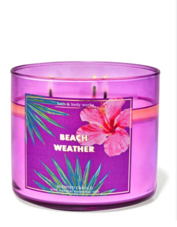 Beach Weather Candle, Size: Large 3-Wick