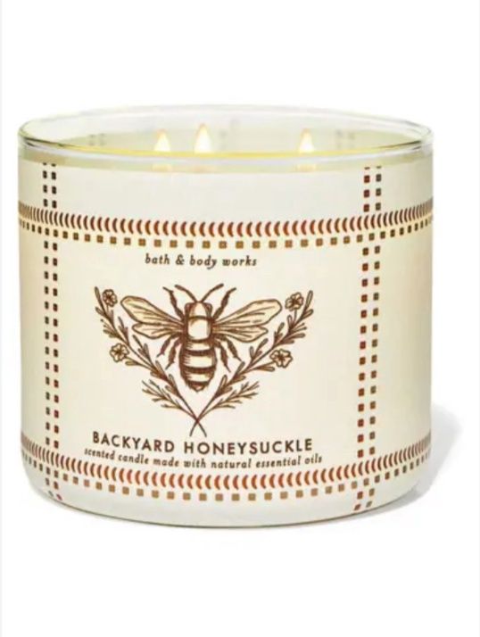 Backyard Honeysuckle Candle