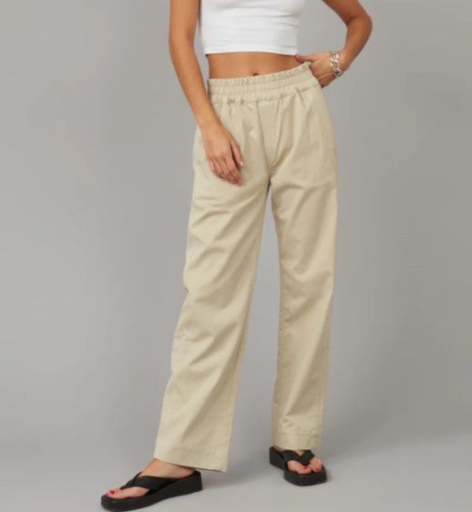 Elena Pull-On Pants, Size: 24, Color: Sand