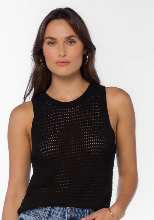 Alora Sleeveless Top, Size: XS, Color: Black