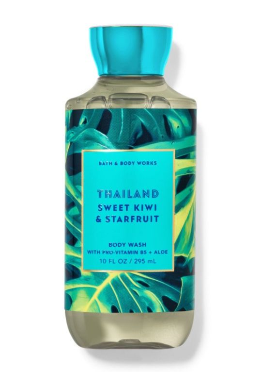 Thailand Sweet Kiwi &amp; Starfruit Body Wash, Size: Large 10oz