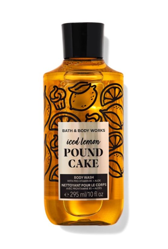 Iced Lemon Pound Cake Body Wash, Size: Large 10oz