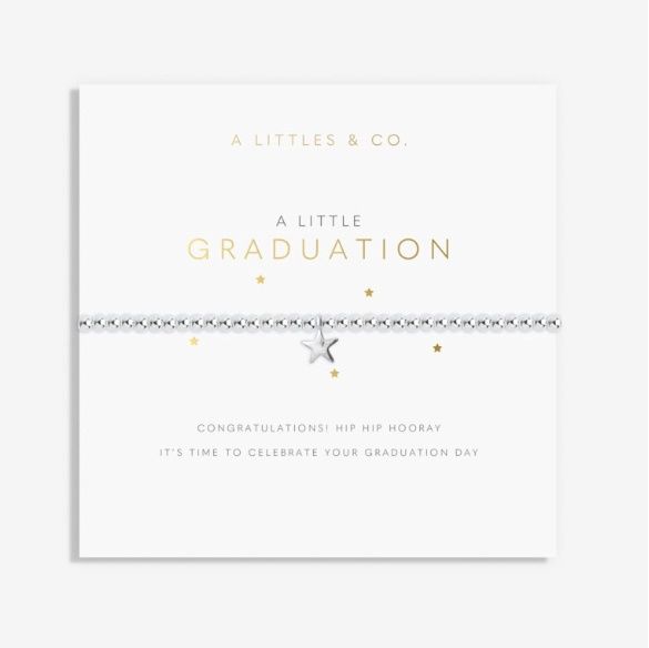 A Little &#39;Graduation&#39; Bracelet in Silver Plating