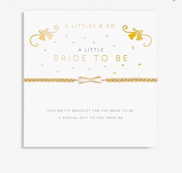 A Little &#39;Bride To Be&#39; Bracelet in Gold-Tone Plating