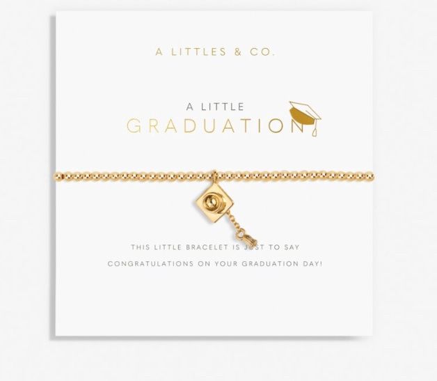 A Little &#39;Graduation&#39; Bracelet in Gold-Tone Plating