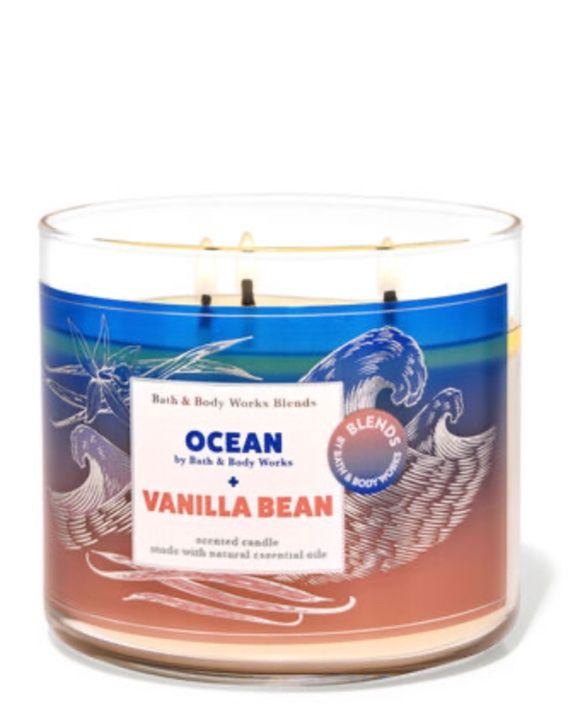Ocean &amp; Vanilla Bean Candle
