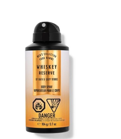 Whiskey  Reserve Mens Body Spray