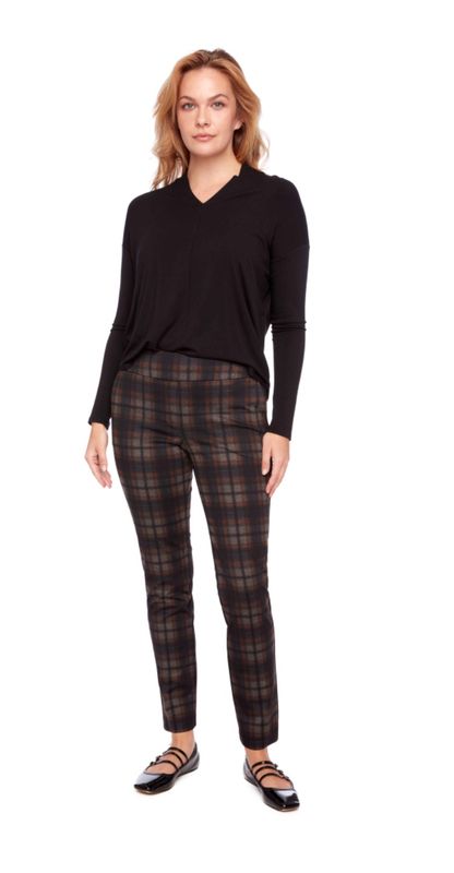 Printed Ponte Pants