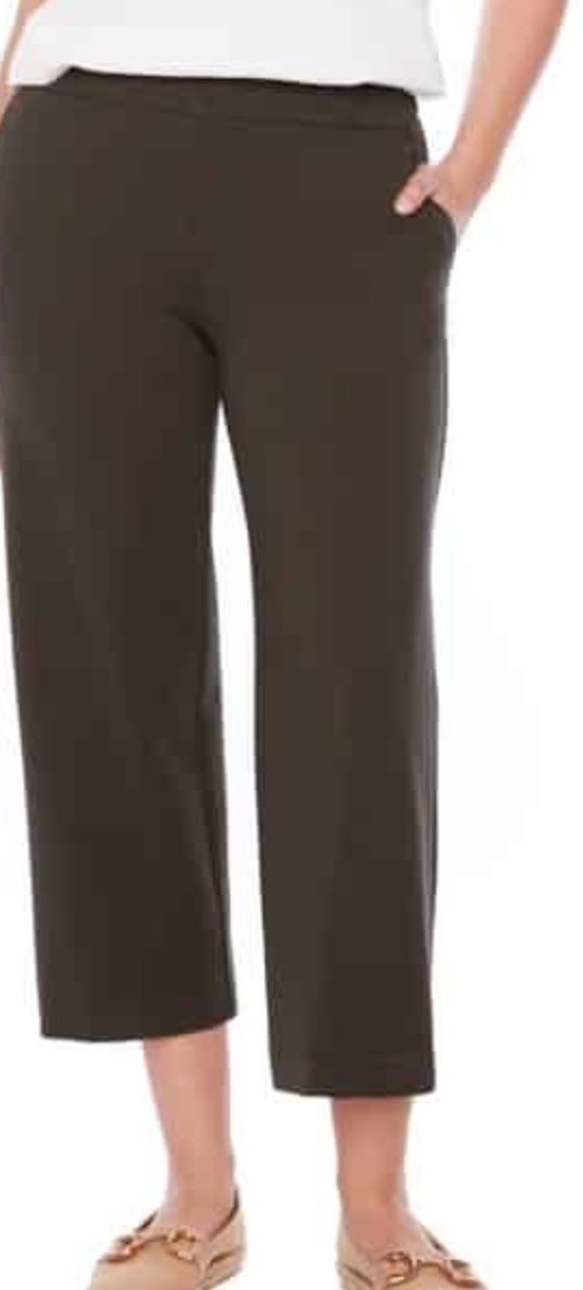 Solid Ponte Pants, Size: 4, Color: Fern
