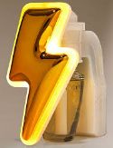 Neon Lightning Bolt Nightlight