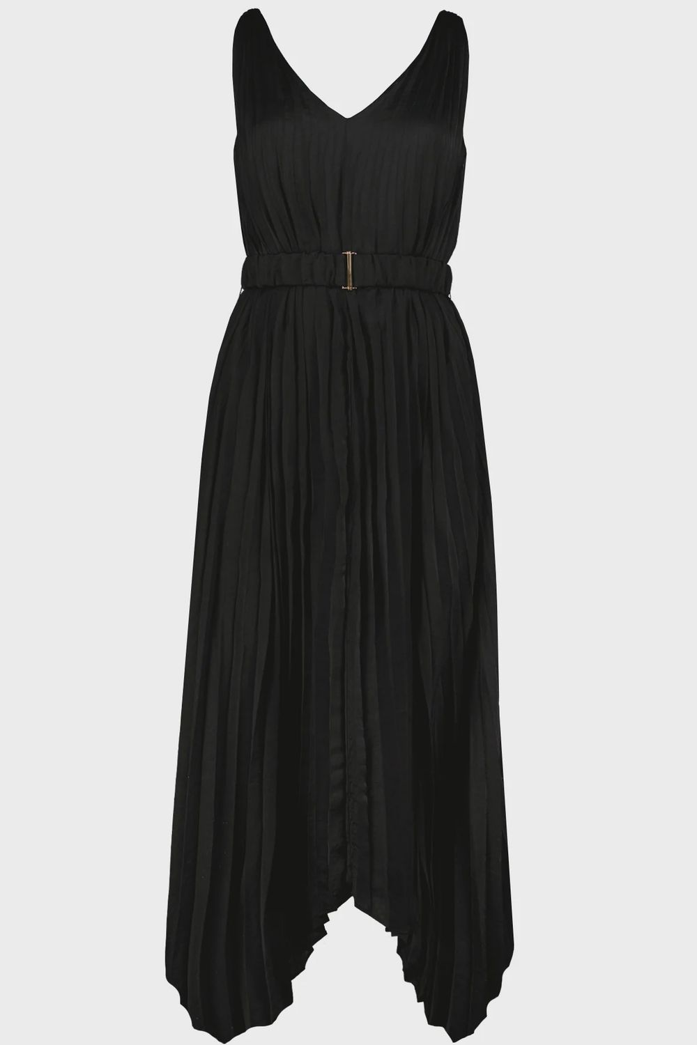 Highbrow Pleat Dress, Size: XS, Color: Black