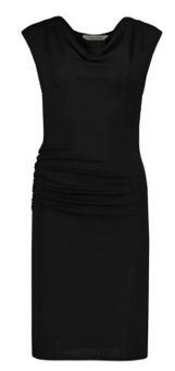 Marina Cowl Neck Knit Dress, Size: XS, Color: Black