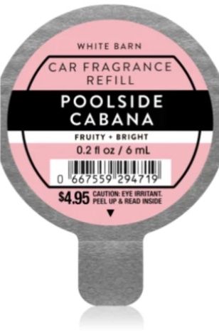Poolside Cabana Car Refill