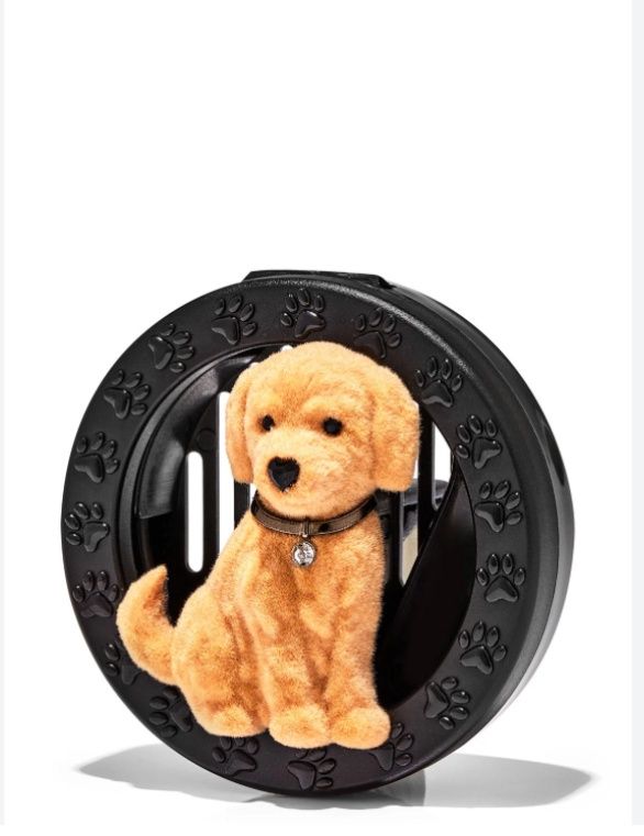 Dog W/ Collar Car Vent Clip