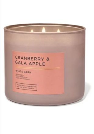 Cranberry &amp; Gala Apple 3-Wick Candle