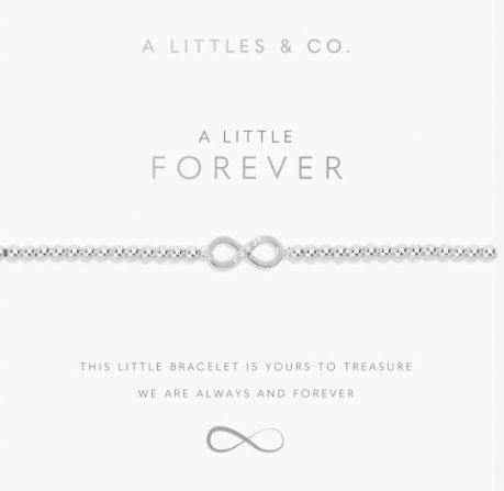 A Little &#39;Forever&#39; Bracelet In Silver Plating