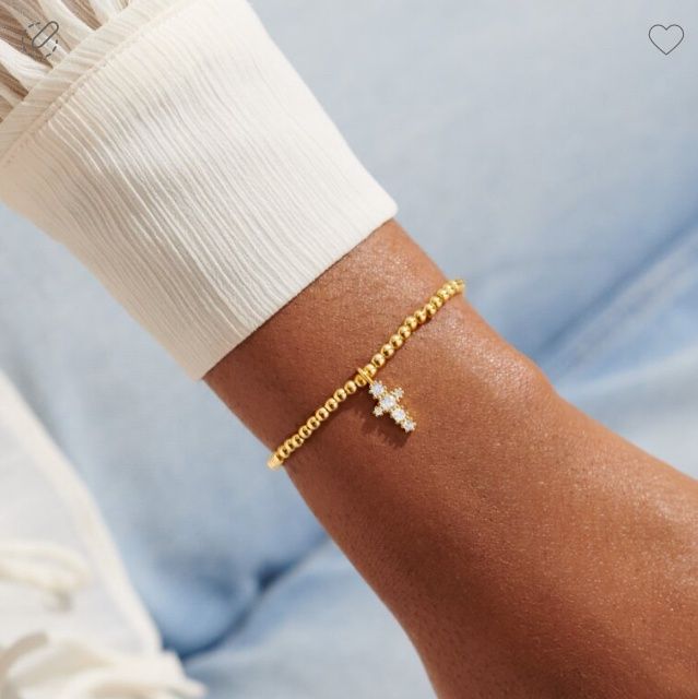 Faith A Little &#39;Blessing&#39; Bracelet In Gold-Tone Plating