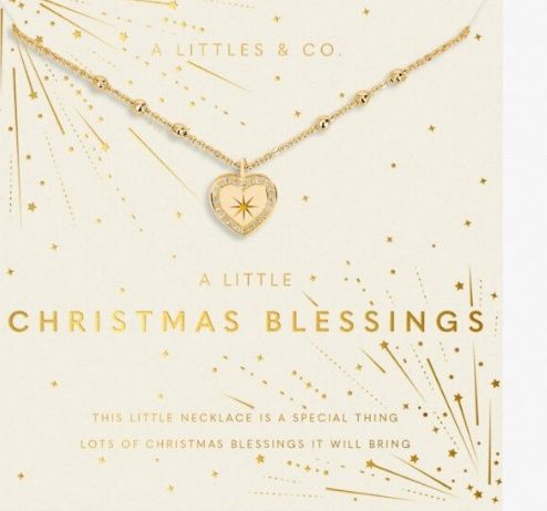 Christmas A Little &#39;Christmas Blessings&#39; Necklace In Gold-Tone Plating