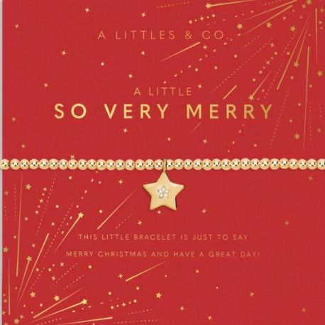 Christmas A Little &#39;So Very Merry&#39; Bracelet In Gold-Tone Plating