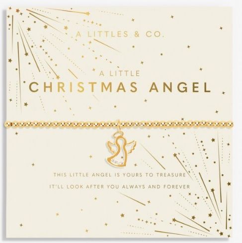 Christmas A Little &#39;Christmas Angel&#39; Bracelet In Gold-Tone Plating