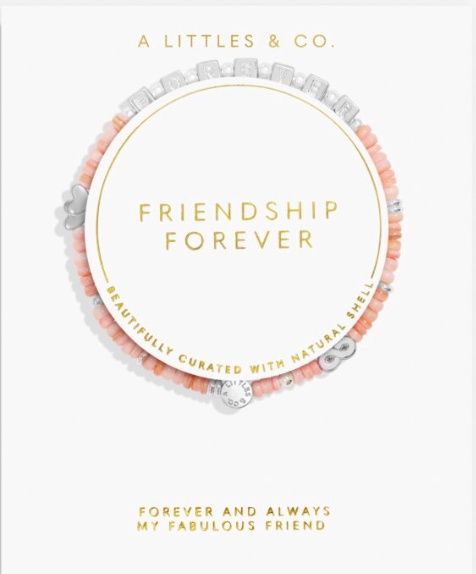 Happy Little Moments &#39;Friendship Forever&#39; Bracelet In Silver Plating