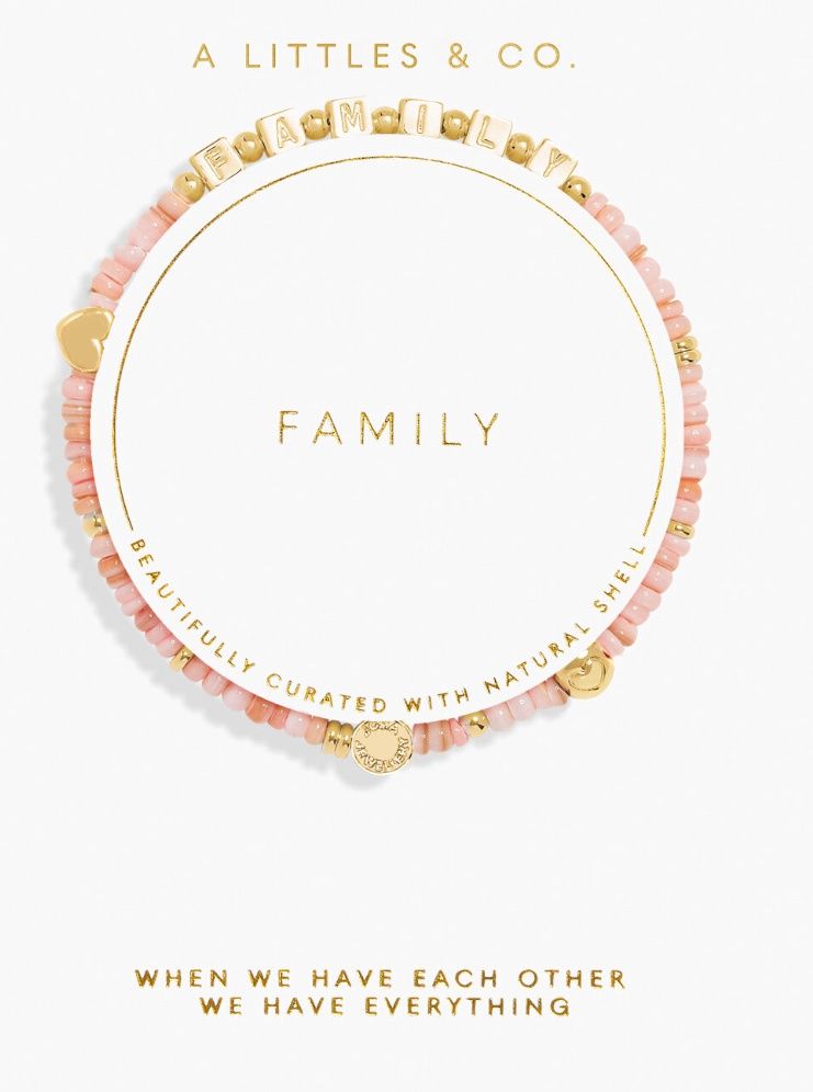 Happy Little Moments &#39;Family&#39; Bracelet In Gold-Tone Plating