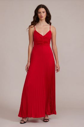 Rose Pleated Dress
