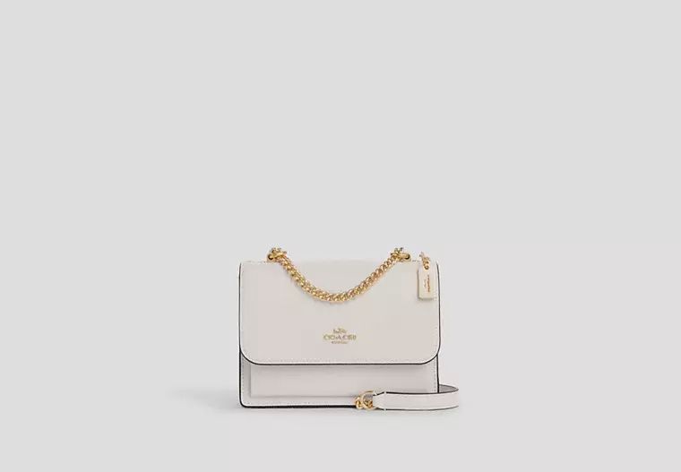 Mini Klare Crossbody, Color: Gold/Chalk