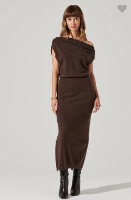 VAL SWEATER DRESS, Size: XS, Color: Espresso