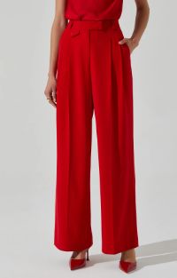 Bryony Pants, Size: XS, Color: Red