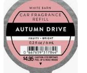 Autumn Drive Car Scent Refill