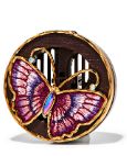 Embroidered Moth Car Clip