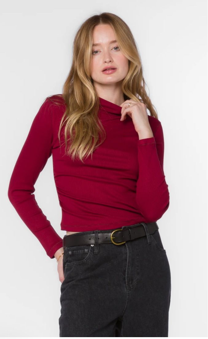 Kamari Sweater, Size: XS, Color: Cabernet