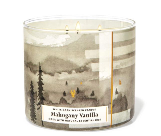 Mahogany Vanilla Candle, Size: Large 3-Wick