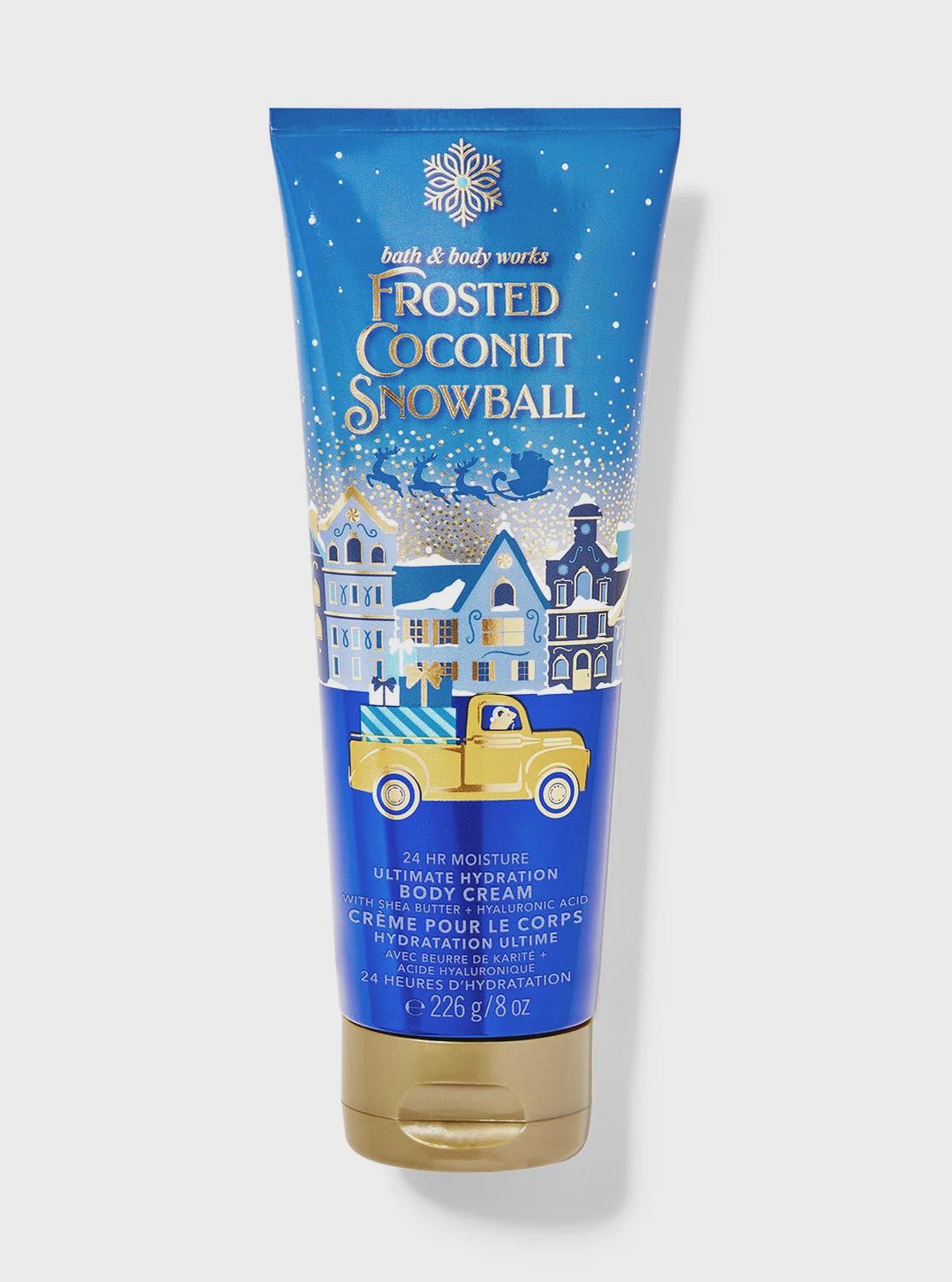 Frosted Coconut Snowball Body Cream, Size: Large 8oz