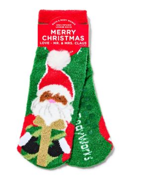Santa And Mrs Claus Socks