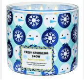 Fresh Sparkiling Snow Candle