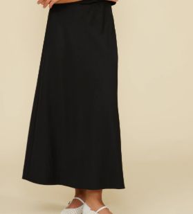 Stassi Bias Skirt, Size: XS, Color: Black