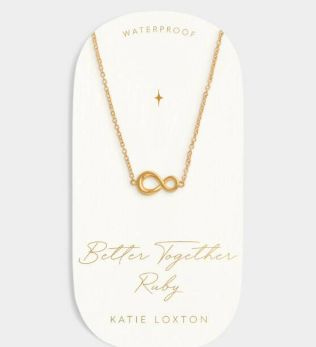BETTER TOGETHER CHARM NECKLACE, Color: Gold Coated