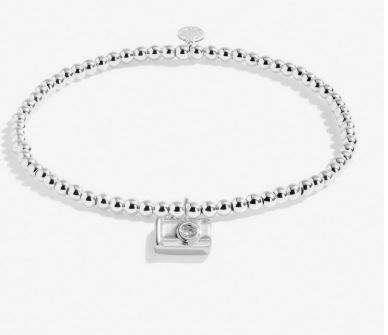 A LITTLE LITTLE MOMENTS BIG MEMORIES Bracelet, Color: Silver Plated
