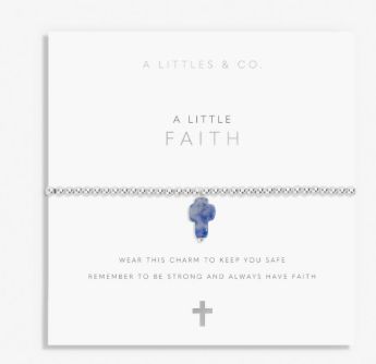 A LITTLE FAITH Bracelet, Color: Silver Plated