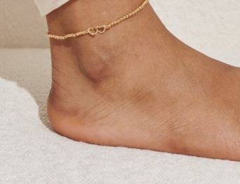 LINKED HEART Anklet