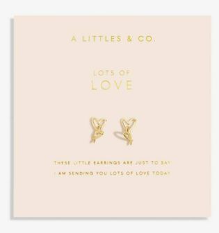 FOREVER YOURS EARRINGS LOTS OF LOVE Earrings, Color: Gold-tone Plated