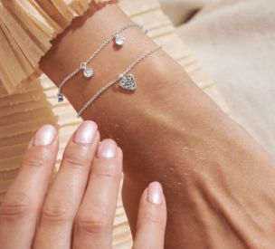 LUMIA HAMMERED HEART Bracelet