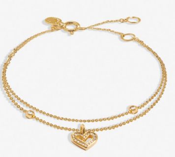 LUMIA HEART Bracelet, Color: Gold-Tone Plated