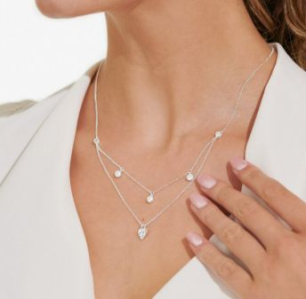 LUMIA HAMMERED HEART Necklace